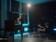 Anal, Røv, Sort, Brunette, Komme på ansigtet, Slikning, Pornostjerner, Hård sex