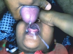 Pijpbeurt, Stel, Sperma, Sperma in mond, Handbeurt, Huisgemaakt, Indisch