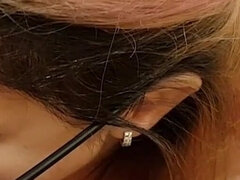 Fafanje, Par, Obrazno, Očala, Spodnje perilo, Milf, Prvoosebno snemanje seksa, Tetovaže