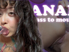 Anal, Røv, Røv til mund, Brunette, Dildo, Fetish, Onani, Tatovering
