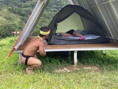 18, Pik sutte, Hjemmelavet, Indier, Latinsk, Udendørs, Lille kvinde, Spansk