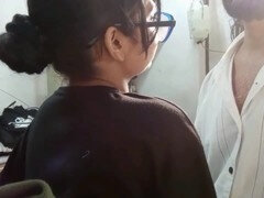 Indian desi stepdaughter-in-law gets romantic with her father figure in Hindi audio