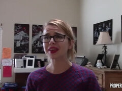 Arsch, Blondine, Blasen, Natürlichen titten, Zierlich, Pov, Tätowierung, Titten