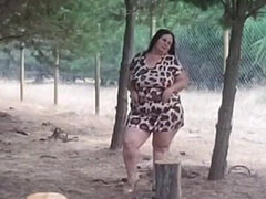 Amatéři, Zadek, Bbw, Latinské, Dospělé, Mamina, Venku, Sólo