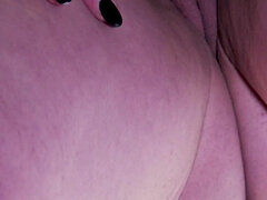 Close-up View of Busty Redhead Nicole Bunny's Pussy