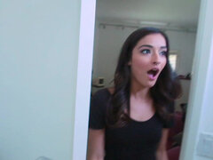 Cul, Frère, Seins naturels, Chatte, Rasée, Maigrichonne, Adolescente, String