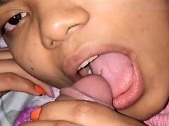 18, 아마추어, 집에서 만든, 라티나, 빨아들이는, 청소년, 기차, 매춘부