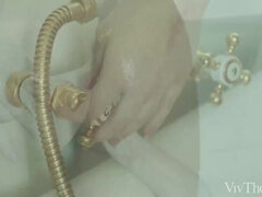 Blondine, Brunette, Kysse, Brystvorter, Orgasme, Fisse, Mager, Strip