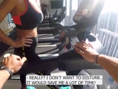 Gym Shower Sex with Fit Teen Chokobanana and Kingfit's Big Cock