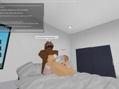 Blonde Roblox Girl Cheats with BBC in Hot Doggystyle & Cowgirl Action