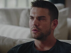 Blondynka, Obciąganie, Brunetka, Para, Sukienka, Całować, Naturalny, Tatuaż