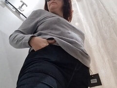 Grosser arsch, Furzen, Füsse, Im freien, Öffentlich, Elasthan