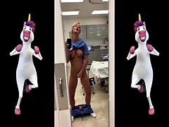 Anal, Chica, Gorda, Tetas grandes, Negro, Ébano, Madrastra, Tetas