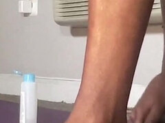 Amateur, Anal, Grosse bite, Noire, Tir de sperme, Masturbation, Solo, Vibromasseur