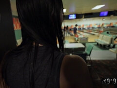 오랄섹스, 흑갈색 머리, 미친, 핸드잡, 공개적인