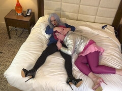 Hot Crossdressing Goddess Gets Blowjob From Trans Kelsey Masters - Compilation 1