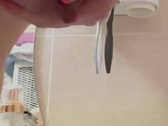 Fürdőszoba, Tekintélyes didik, Házi készítésű, Tejelés, Tej, Anyuci, Terhes, Feleség