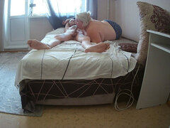 Amateur, Gorda, Verga grande, Tetas grandes, Rubia, Mamada, Semen en la boca, Tetas