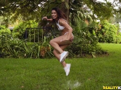 Badkamer, Blond, Pijpbeurt, Bruinharig, Likken, Orgie, Kut duiken, Trio