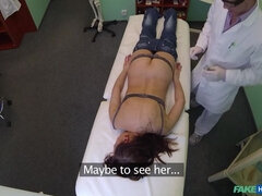 Utro, Doktor, Hundestilling, Massage, Kontor, Fisse, Uniform, Snugkigger