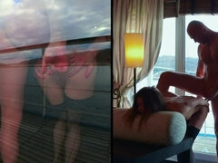 Rumpe, Rumpe til munn, Kukk suging, Par, Sperm skott, Utendørs, Fitte, Pupper