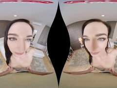 Virtual reality sex, czech vr, brown-haired