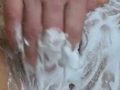 18 éves, Amatőr, Fürdőszoba, Fétis, Szőrös, Természetes mellek, Nuni, Tini