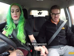 Amatör, Avsugning, Bil, Slick, Utomhus, Fitta, Spanking