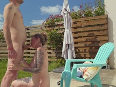 Amatör, Sperma i munnen, Europeisk, Fransk, Milf, Utomhus, Lärare