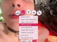 BGGG Enmarchenoire Blowjob harem Interactive mobile Game ! 106 Actions 74 mn ! - Brunette