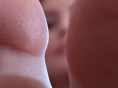 Amatör, Blondin, Tjeckisk, Europeisk, Fetisch, Fotfetisch, Massage, Pov