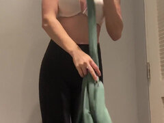 Amatööri, Ruskeahiuksinen, Nainen, Fetissi, Itsetyydytys, Orgasmi, Soolo, Tissit