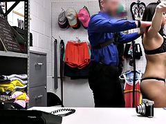 Swallow and fuck with thick latina thief