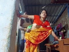 Teta, Pár, Tvrdé kecy, Manželka v domácnosti, Indické, Pička, Stockings, Fajka  sanie