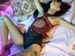 Amateur, Brasileñas, Pies, Latina, Masturbación, Coño, Tatuaje, Tetas