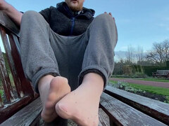 Outdoor Nylon Foot Worship