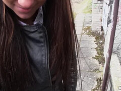 Amateur, Cul, Nana, Sucer une bite, Tchèque, Hard, De plein air, Pov