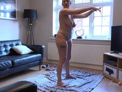 Nerdy Busty Milf Kitty Kat - Hot Yoga Workout