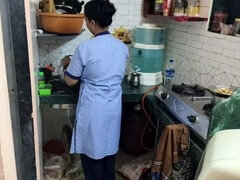 Tia, Casal, Primeira vez, Namorada, Indianoa, Cozinha