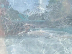 Brunette, Fanget, Pik, Håndjob, Hd, Mor, Offentlig, Snugkigger