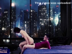 Rumpa, Stor kuk, Avsugning, Brunett, Handjobb, Bröstvårtor, Fitta, Tuttar