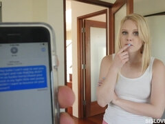 Innocent Looking Petite Blonde Gets Nailed By Thick Rod