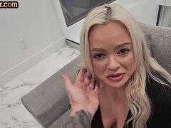 Big amateur MILF with natural boobs fucked in POV