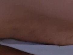Hungry Stranger's Dick Penetrated My Panties Under Skirt. Huge Cumshot Dripping From My Panties
