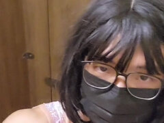 18, Amatør, Asiater, Runke, Sexy undertøy, Tynn, Alene, Tenåring