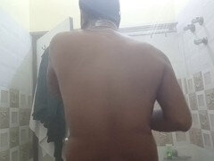 Cuarto de baño, Pareja, Indio, Inodoro