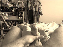 Big loads of cum, slow motion cumshot, solo cumshot