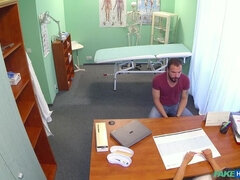 素人, 黒人, 医者, バック, 看護婦, オフィス, オマンコ, のぞき