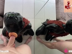 Amatør, Bondage disciplin sadomasochisme, Pik sutte, Komme på ansigtet, Fetish, Hd, Latex, Fisse