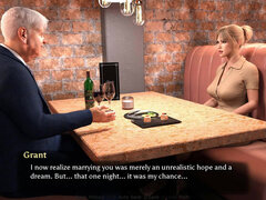 A Perfect Marriage: Old Man Is Having Dinner with Hot Married Blonde MILF - Episode 48